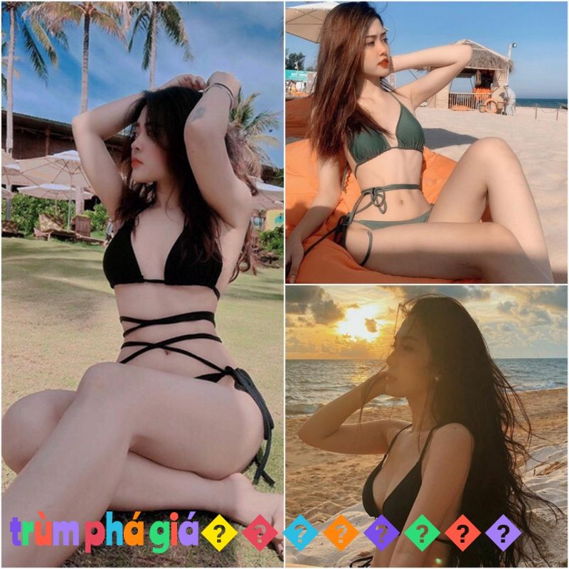 Bikini Đồ Bơi Tam Giác 2 Mảnh Sang Chảnh – Xu Hướng Hot