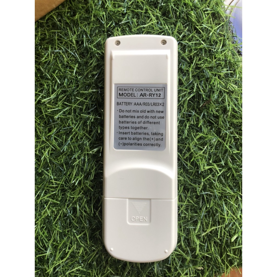 Điều khiển điều hòa Fujitsu AR-RAE2U nút vàng ở giữa - Tặng kèm pin -  Remote Fujitsu - Remote máy lạnh Fujitsu AR