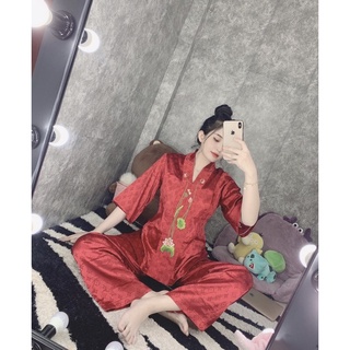 Lụa Pháp Thêu Hoa Cao Cấp BàLai