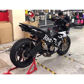 Tem trùm exciter 150 đen trắng Redbull, tem exciter 150, team trùm exciter 150, tem xe exciter 150, team trùm ex 150, te