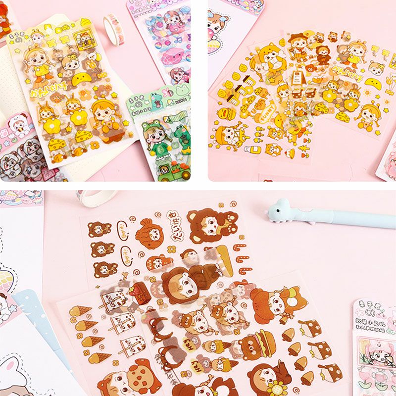 Tấm Sticker Hình Dán Trang Trí Kiểu Hoạt Hình Đáng Yêu | Shopee Việt Nam