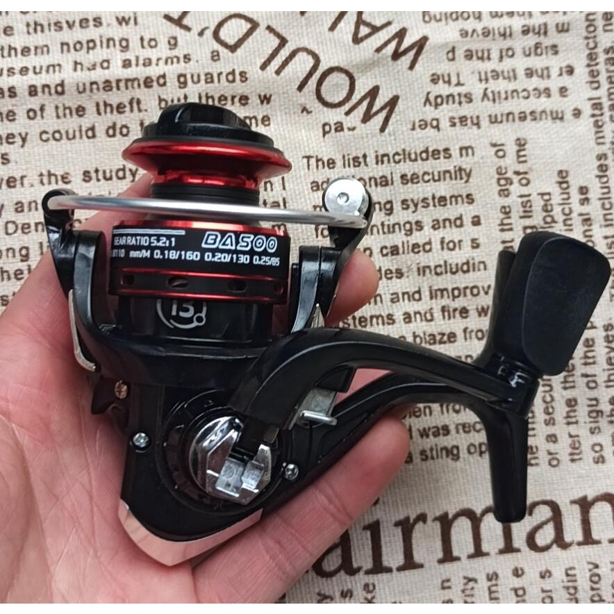 Full Kim Loại Cuộn Mini ReelSpinning cuộn Kích Thước Lòng Bàn Tay Cuộn Bánh Xe Dụ Bass Cá Hồi Ngoài Trời Ice Gear Giải Quyết