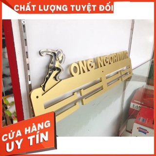 Giá treo huy chương điền kinh, 58x18, Vàng RichGold ánh kim