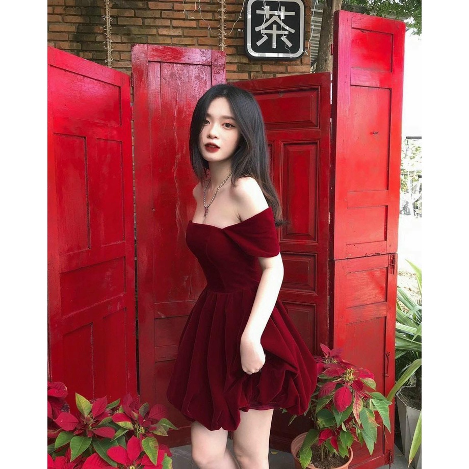 ĐẦM NHUNG BODY TÙNG BÍ NỮ, TÔN DÁNG, ĐI TIỆC | MEOINDAHOUSE