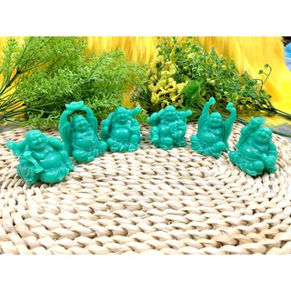 Bộ 6 tượng Phật Di Lặc Hoan Hỉ Tài Lộc Kim Tiền ( Size Lớn - Phật Ngồi )