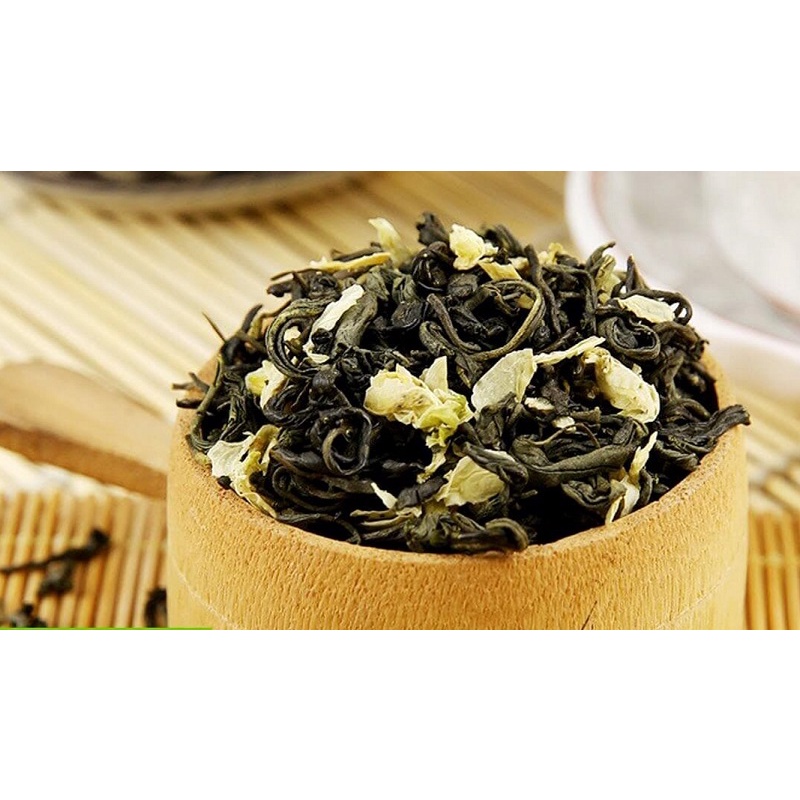 Trà Lài Việt San 100g/250g - Trà Xanh Nguyên Lá Ướp Hương Lài Tự Nhiên