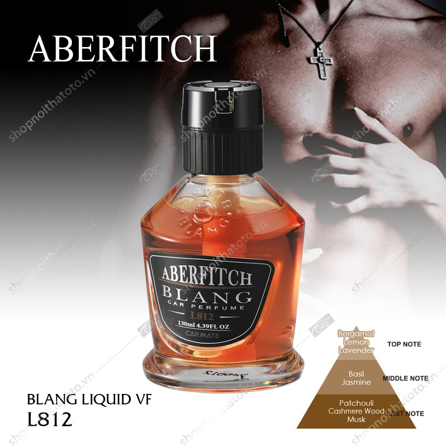 Nước Hoa Khử Mùi Trên Ô Tô CARMATE Blang Liquid VF L812 Aberfitch 130ml Phù Hợp Cho Nhiều Dòng Xe Hơi Xe Tải