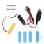 Cáp cấp nguồn USB BTM có công tắc bật cho LR6 AM3 Thay thế pin tái sử dụng 4AA 6V cho đồng hồ