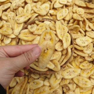 THUYTIENFOOD Chuối Laba Sấy Giòn – Snack Trái Cây Ăn Vặt – Túi 200gr/500gr – Giòn Ngon Tự Nhiên
