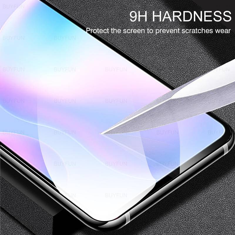 Kính cường lực phủ toàn bộ 9D Xiaomi Redmi 10 7A 9 9A 9C 9T Note 11 11S 10 10S 9 9S 7 8 Pro POCO M3 F3 X3 NFC 10T Pro 4G Bảo vệ màn hình
