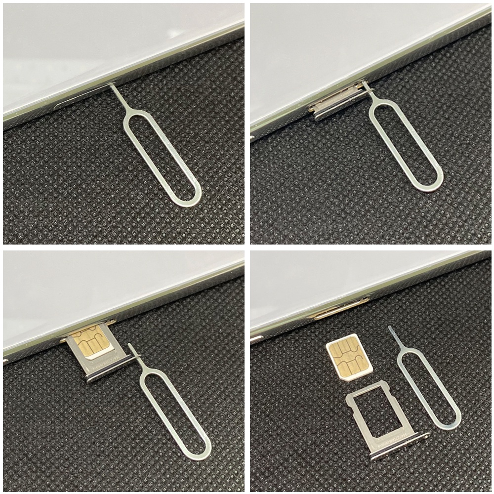 E-Kinlin 10 Cái / lốc Điện Thoại Thông Minh Sim Khay Đựng Thẻ Pin Loại Bỏ Đẩy Bỏ Bỏ Kim Dụng Cụ Mở Cho iPhone Android Điện Thoại