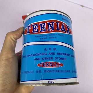 Keo gắn đá, keo gắn gạch Teeniax 0,8L - Kim Khí Dung Anh