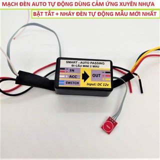 MẠCH PASSNG 3S CẢM ỨNG XUYÊN NHỰA TỰ ĐỘNG CHO ĐÈN TRỢ SÁNG ( BẢO HÀNH 12 THÁNG ) , ĐỒ CHƠI XE MÁY