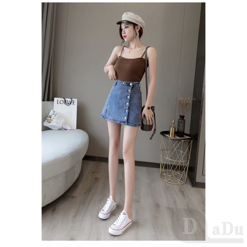 Ảnh Chân váy cotton Daduhey dáng chữ A kiểu ôm thời trang mùa hè mới 1