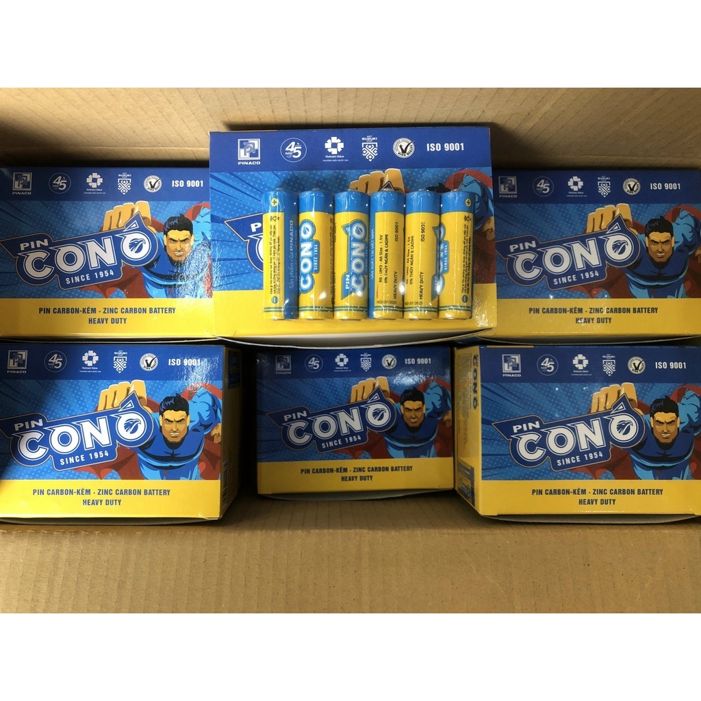 HỘP 40 VIÊN PIN CON Ó 2A (SIZE AA) / 3A (SIZE AAA) (HÀNG CTY PINACO ...