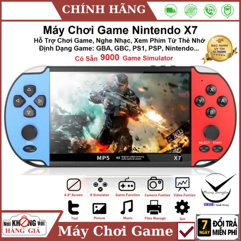 Máy chơi game đôi 500 trò G5 X2 - 2 người chơi cho bé , game cổ điển 9X kèm  hiện đại