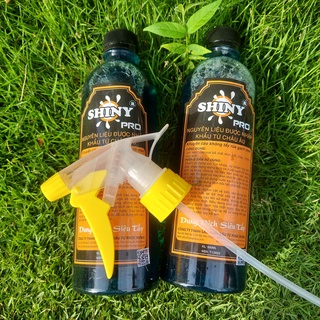 [COMBO 2 CHAI TẶNG ĐẦU XỊT]  DUNG DỊCH NƯỚC RỬA XE KHÔNG CHẠM SHINY PRO 500ml COMBO 2 CHAI