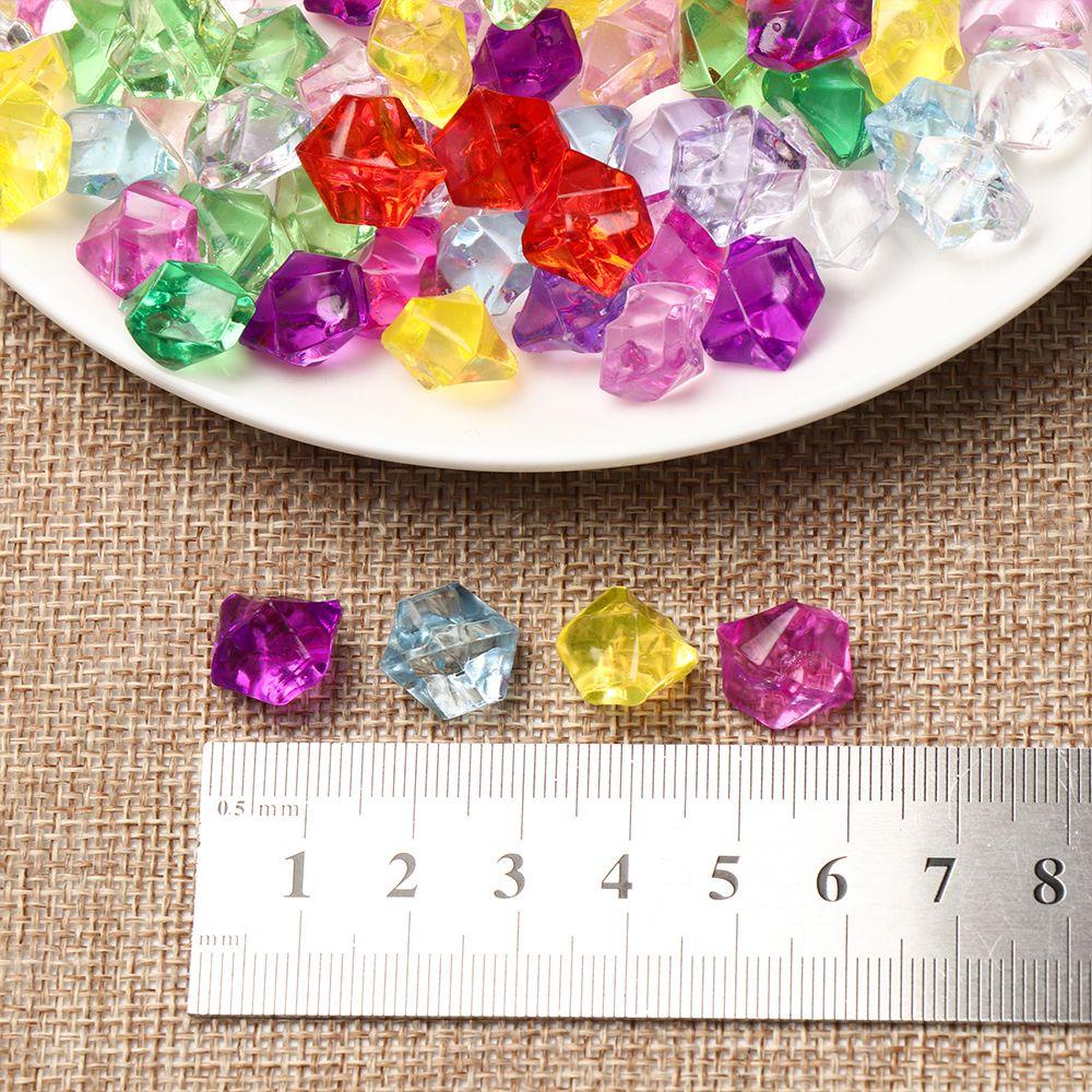 LAKAM 50 Cái / túi Đá Nhân Tạo Cobblestones Nhiều Màu Sắc Bể Cá Trang Trí Confetti Cưới Trang Trí Nhà Vườn Sỏi