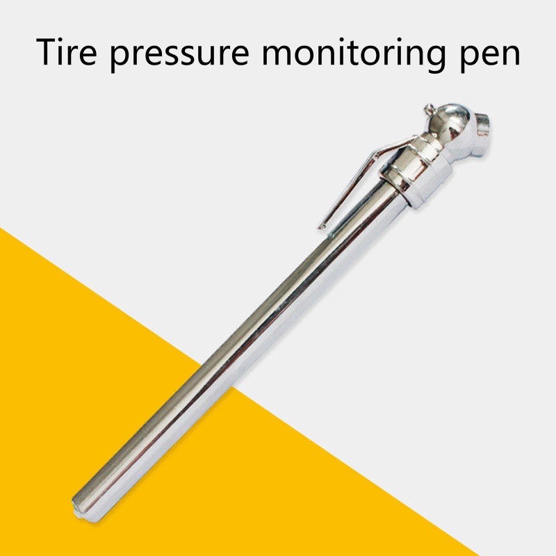 Fol Pencil Đồng hồ đo áp suất lốp Cơ khí chính xác Gage Thân thép không gỉ 5-50 PSI cho ATV cho ô tô Xe tải SUV
