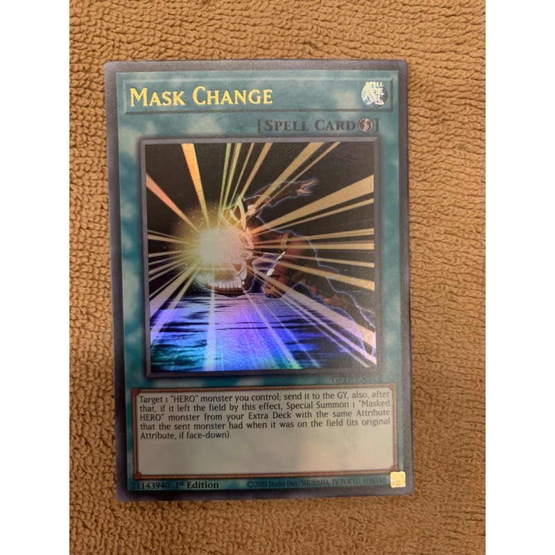 yugioh card mask change Amazon.com: Yu-Gi-Oh! - Mask Change II - SDHS-EN019 - Common - Unlimited  Edition main image 0