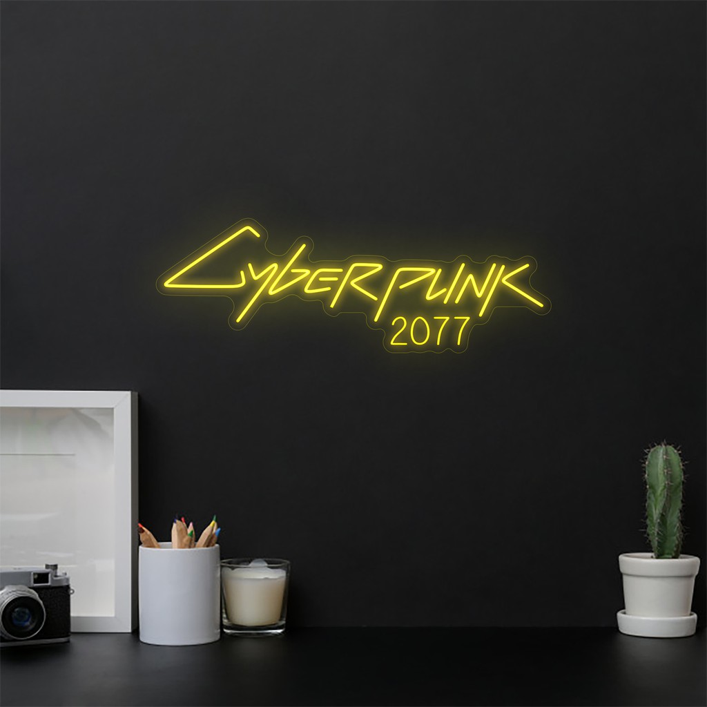 Đèn Trang Trí Góc Chơi Game cyberpunk 2077 [Kích thước 70x23 cm]