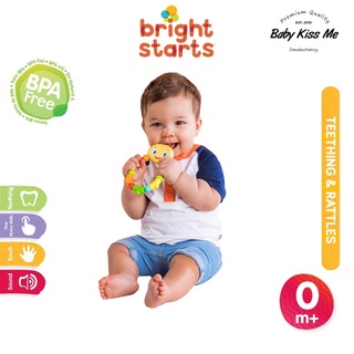 Gặm Nướu Đồ Chơi Kèm Lục Lạc Tập Cầm Nắm Chất Liệu An Toàn Cho Bé - Bright Starts