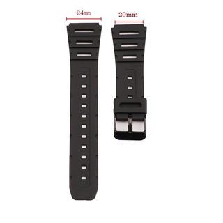 Dây đeo đồng hồ silicon 18mm 20mm cho CA-53W CA-61W FT-100W W-520U W-720G Dây đeo đồng hồ cho đồng hồ thạch anh kỹ thuật số Vòng đeo tay cho nam nữ Dây đeo vòng đeo tay
