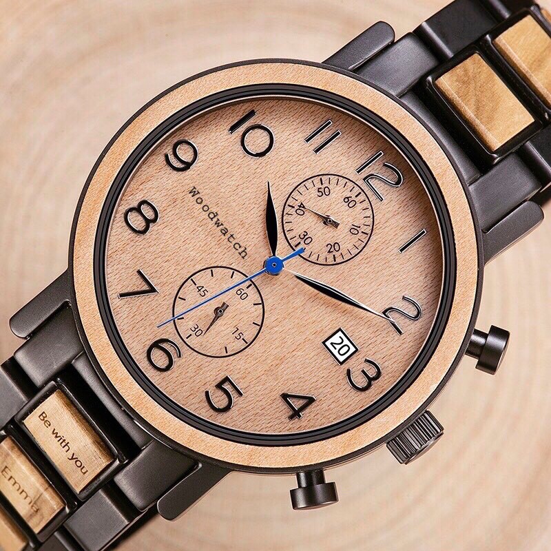 Đồng hồ đeo tay nam vỏ gỗ WoodWatch GS20