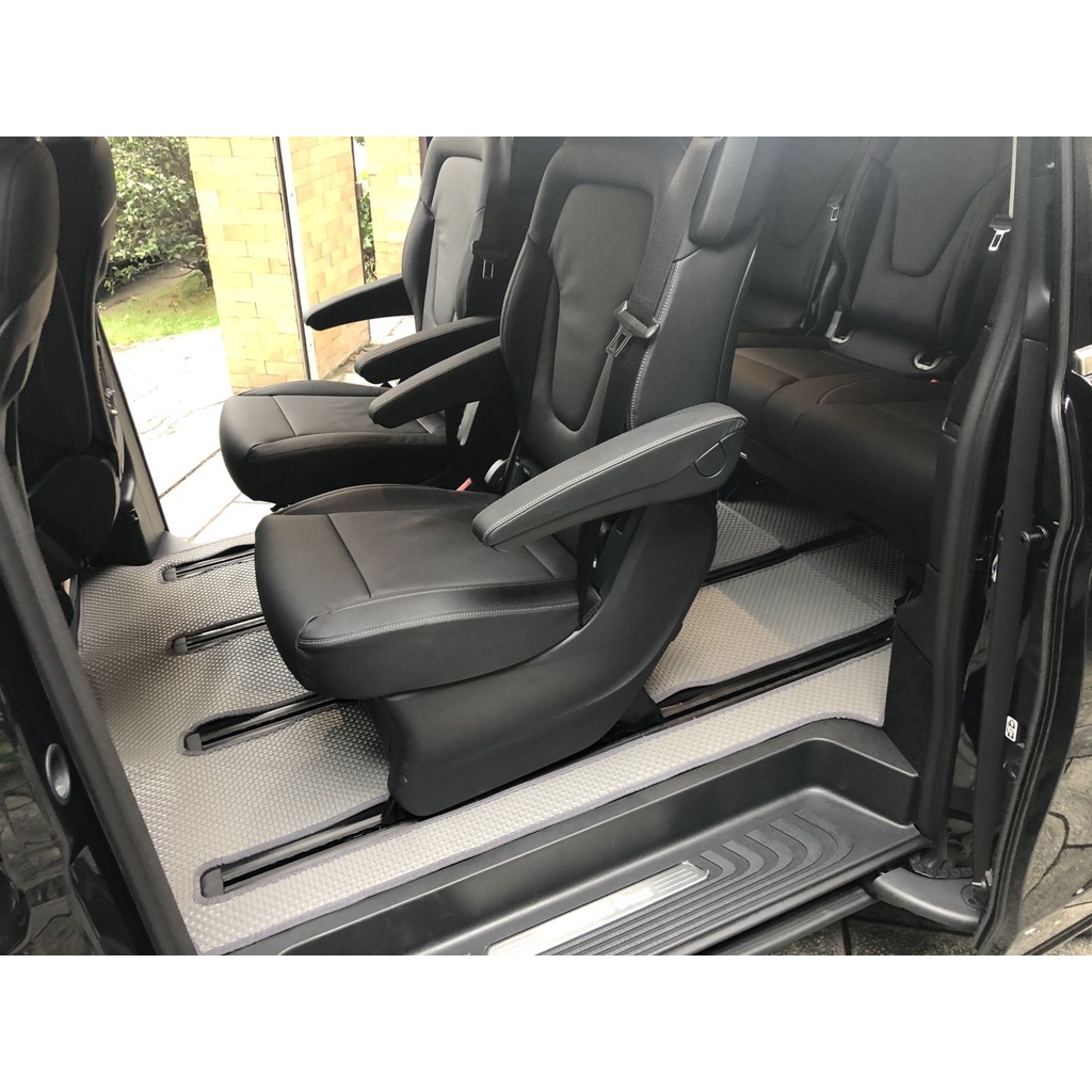 Thảm lót ô tô KATA cho xe Mercedes V Class AMG (2015 - 2021)  - Khít với sàn, Chống trơn, Không mùi, Không ẩm mốc
