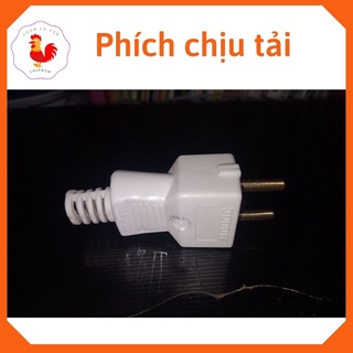 Phích cắm điện 2 chân chống và đập, chịu tải, 220v tới 250v
