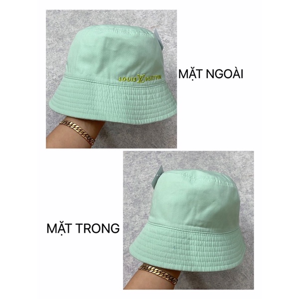 MŨ BUCKET 2 MẶT XỊN LOUISVUTON THỜI TRANG