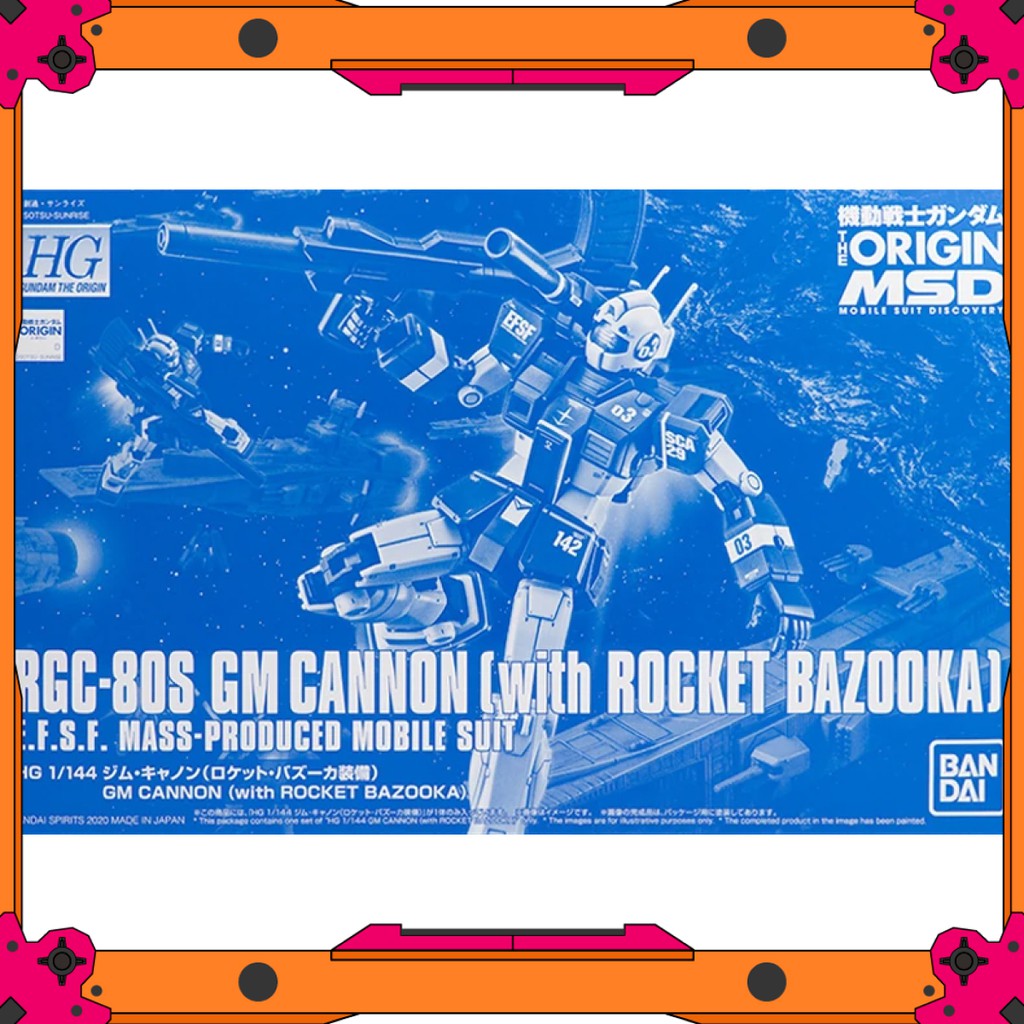 Mô hình lắp ráp Gundam HG GTO GM Cannon - Rocket Bazooka Equipment (P ...