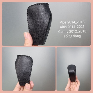 Combo Bọc Cần Số Phanh Tay Ô Tô - Da bò cao cấp - Đủ các hãng xe số tự động - Bảo hành 2 năm về da- Nhiều màu sắc