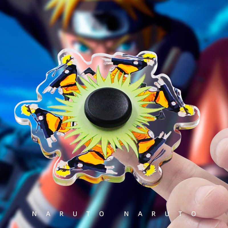 Ht3 Naruto Đầu Ngón Tay Spinner Antistress Fidget Đồ Chơi Anime Sasuke Sasuke Ngộ nghĩnh Đầu Ngón Tay Spinner Đồ Chơi Trẻ Em Trẻ Em Quà Tặng