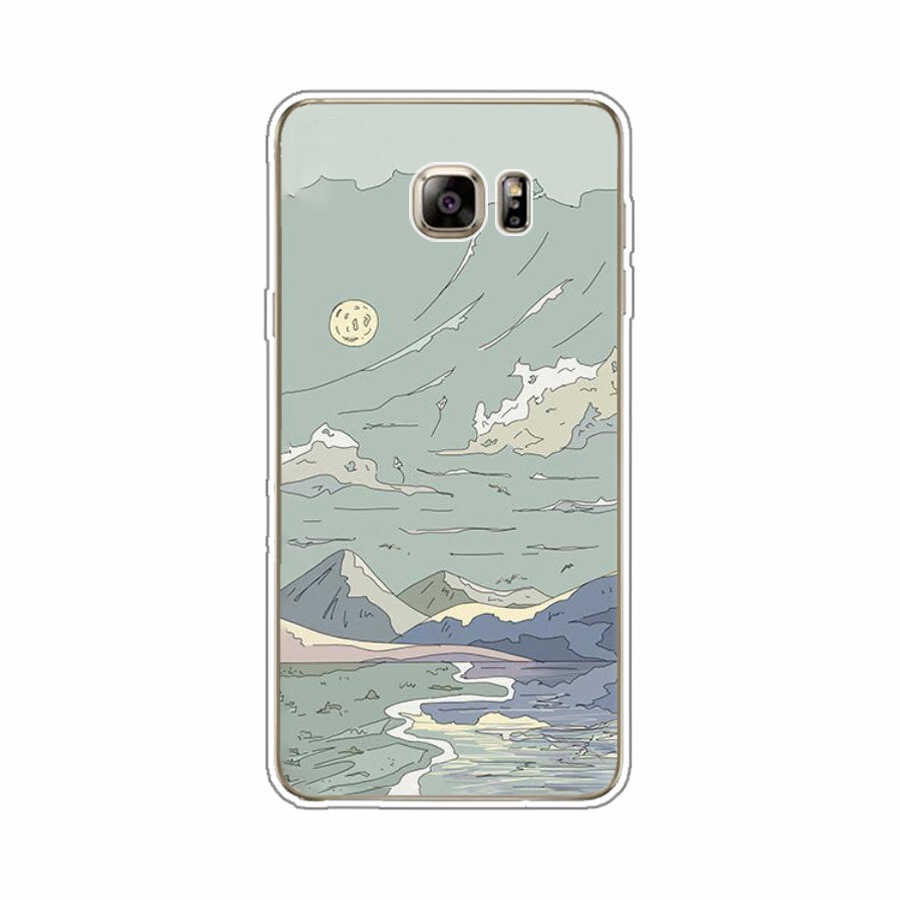 Ốp Điện Thoại TPU Dẻo In Họa Tiết Độc Đáo Thời Trang Cho Samsung Galaxy note 4 5 8