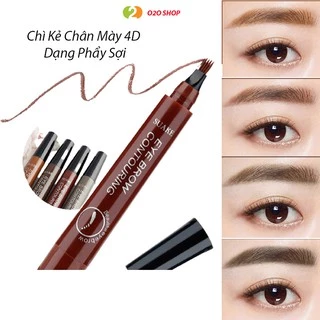 Bút Kẻ Chân Mày 4D Suake Dạng Phẩy Sợi Chất Lượng Cao – Chống Mồ Hôi – O2O Shop