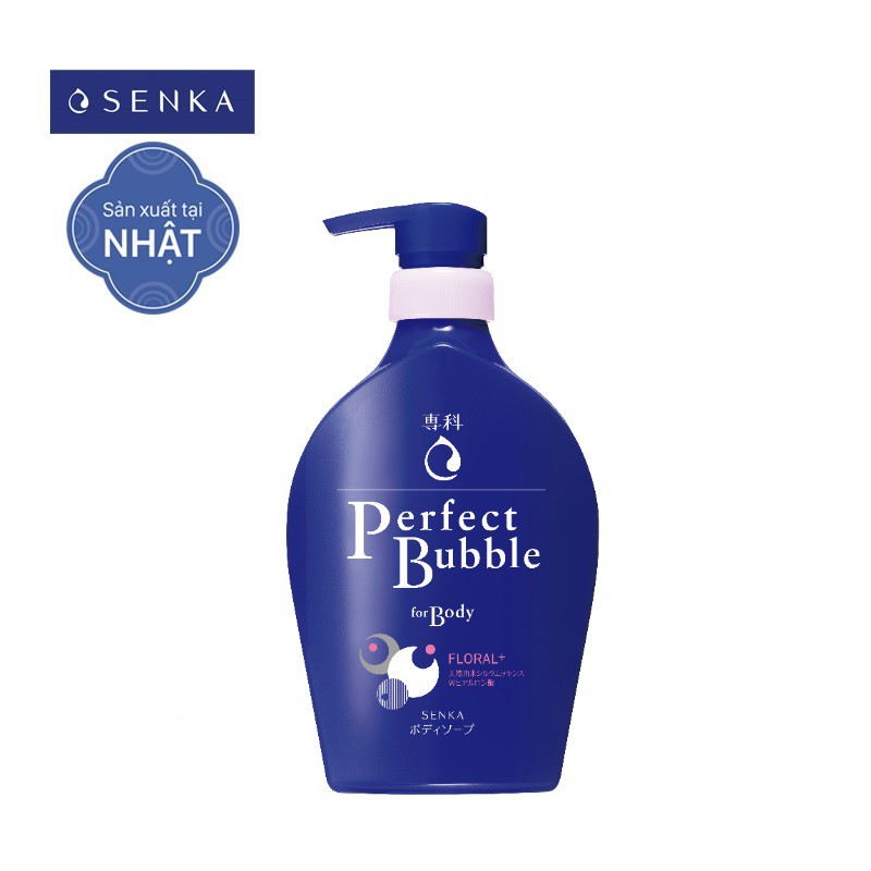 Ảnh Sữa tắm dưỡng ẩm hương hoa tươi mát Senka Perfect Bubble for Body Floral Plus n 500ml_13729 2