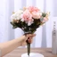 JUIC Retro Silk Rose Real Touch Trang trí máy tính để bàn Trang trí nội thất Đồ thủ công DIY Bó hoa giả