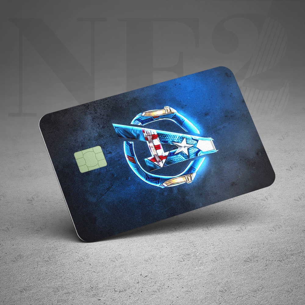 Miếng Dán Trang Trí MARVEL CARD - Decal Sticker Thẻ ATM (Thẻ Chung Cư, Thẻ Xe, Debit, Credit) NF2