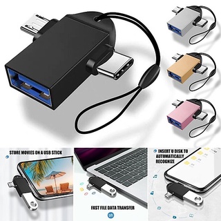 Đầu chuyển đổi 2 trong 1  Type C / Micro usb sang USB OTG 3.0
