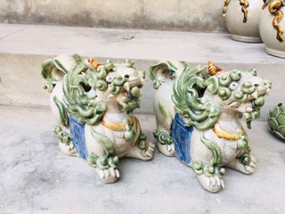 Cặp Nghê  Phong Thuỷ Gốm Cao Cấp