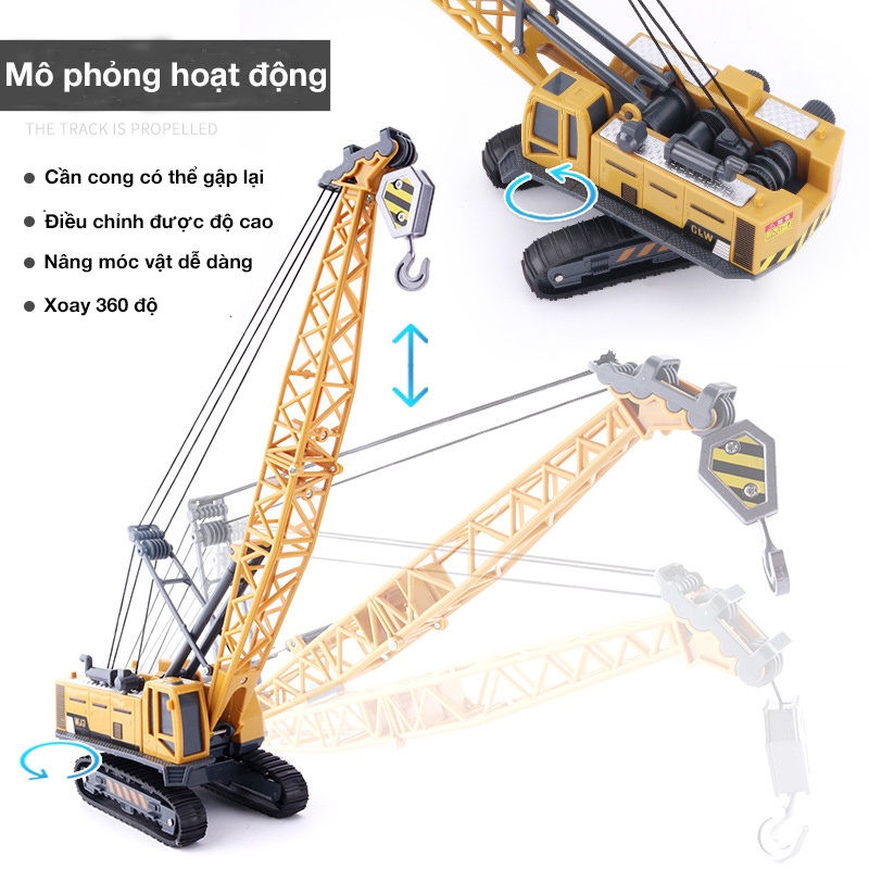 Mô tả Đồ chơi mô hình xe công trình KAVY bằng hợp kim và nhựa an toàn cho trẻ - 2