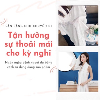 Khăn tắm nén du lịch dùng 1 lần, khăn tắm cotton 140x70cm