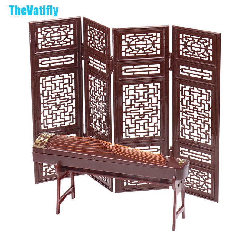 Quạt / Sáo / Còi / Rèm gấp / zither để trang trí nhà búp bê