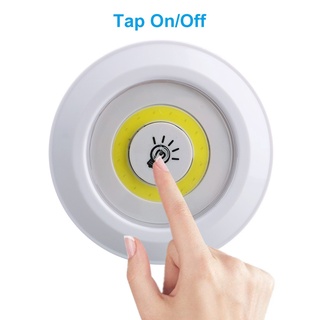 3w Cob Siêu Sáng Dưới Tủ Đèn LED Có Thể Điều Chỉnh Độ Sáng Không Dây Điều Khiển Từ Xa Đèn Tường Tủ Quần Áo Đêm Nhà Phòng Ngủ Đèn Tủ