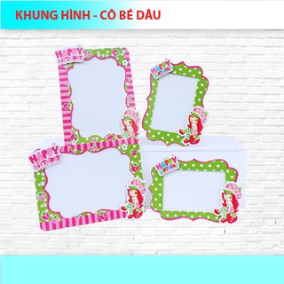 ( 9 MẪU ) KHUNG HÌNH GIẤY CHO BÉ GÁI - SET 4 KHUNG