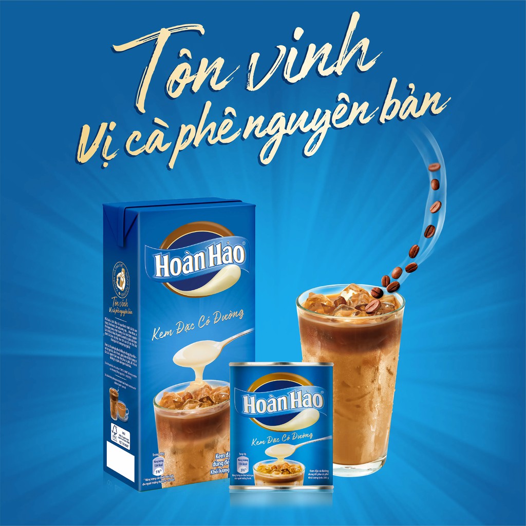 Ảnh Kem đặc có đường Hoàn Hảo lon 380gr 4