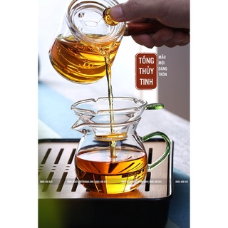 Tống thủy tinh nhiều màu dung tích thường dùng nhất trong trà đạo 180ml