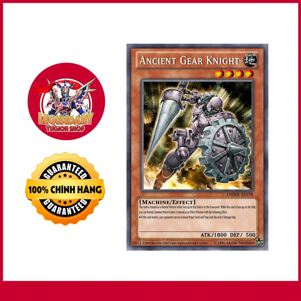 YU-GI-OH! Ancient Gear Knight Card - SGX1-END10 Common 1st Edition, Speed Duel GX Collection - View #4