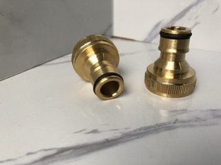 Đầu nối dây hút nước máy rửa xe bằng đồng - Kim Khí Dung Anh